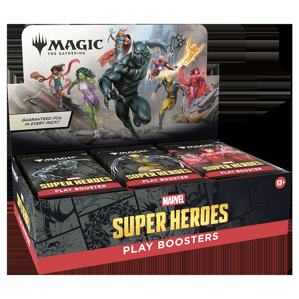 Wizards of the Coast Magic Marvel Super Heroes Trading Card Booster Display