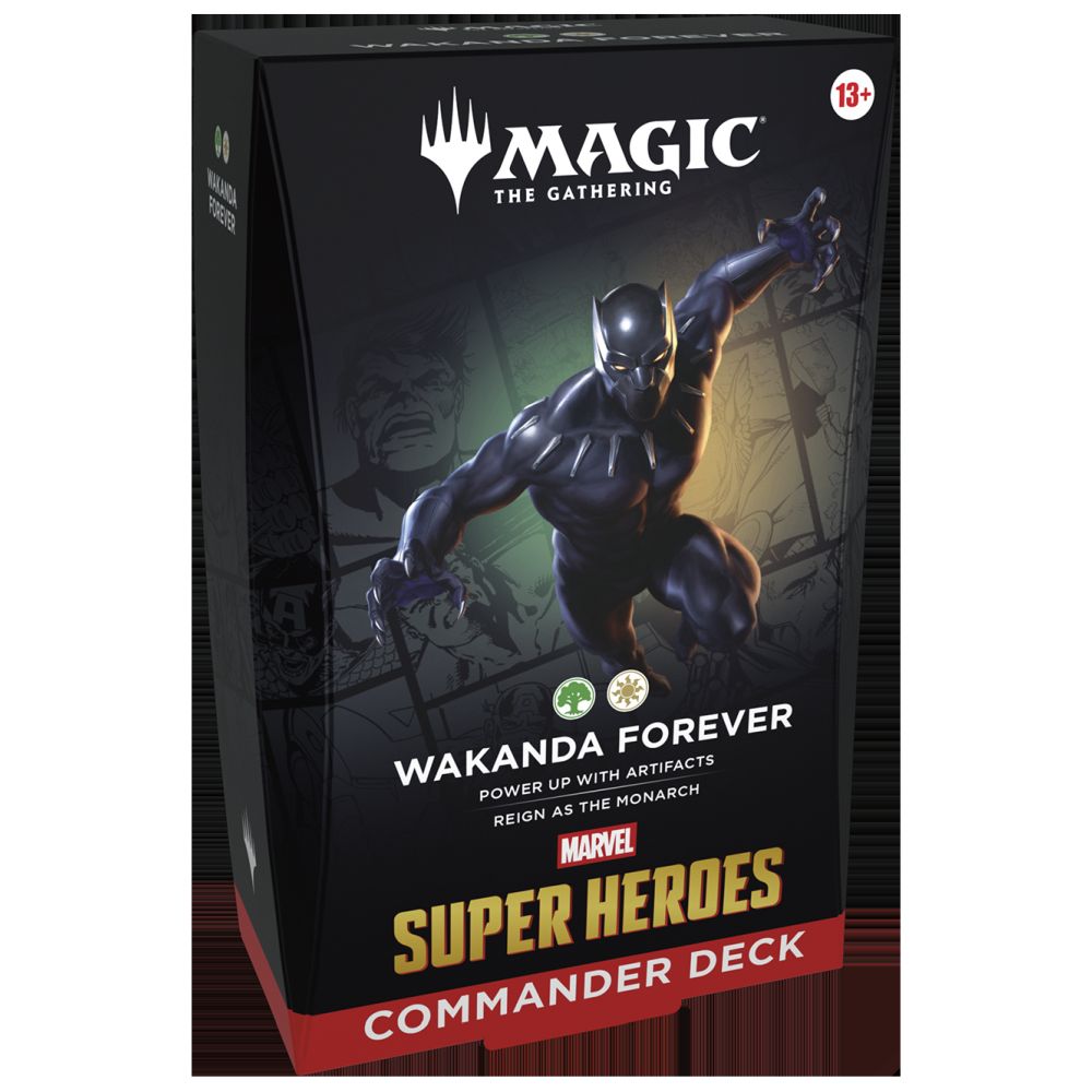 Wizards of the Coast Magic Marvel Super Heroes Commander Deck Display (4)