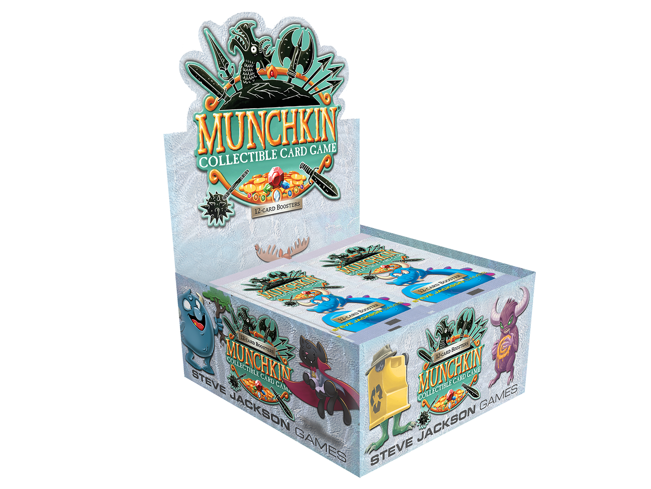 Steve Jackson Games Munchkin CCG Trading Card Game Booster Display (24)