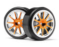 Maverick 10 Spoke Drift RC Wheel &amp; Tyre Set - MAV22605