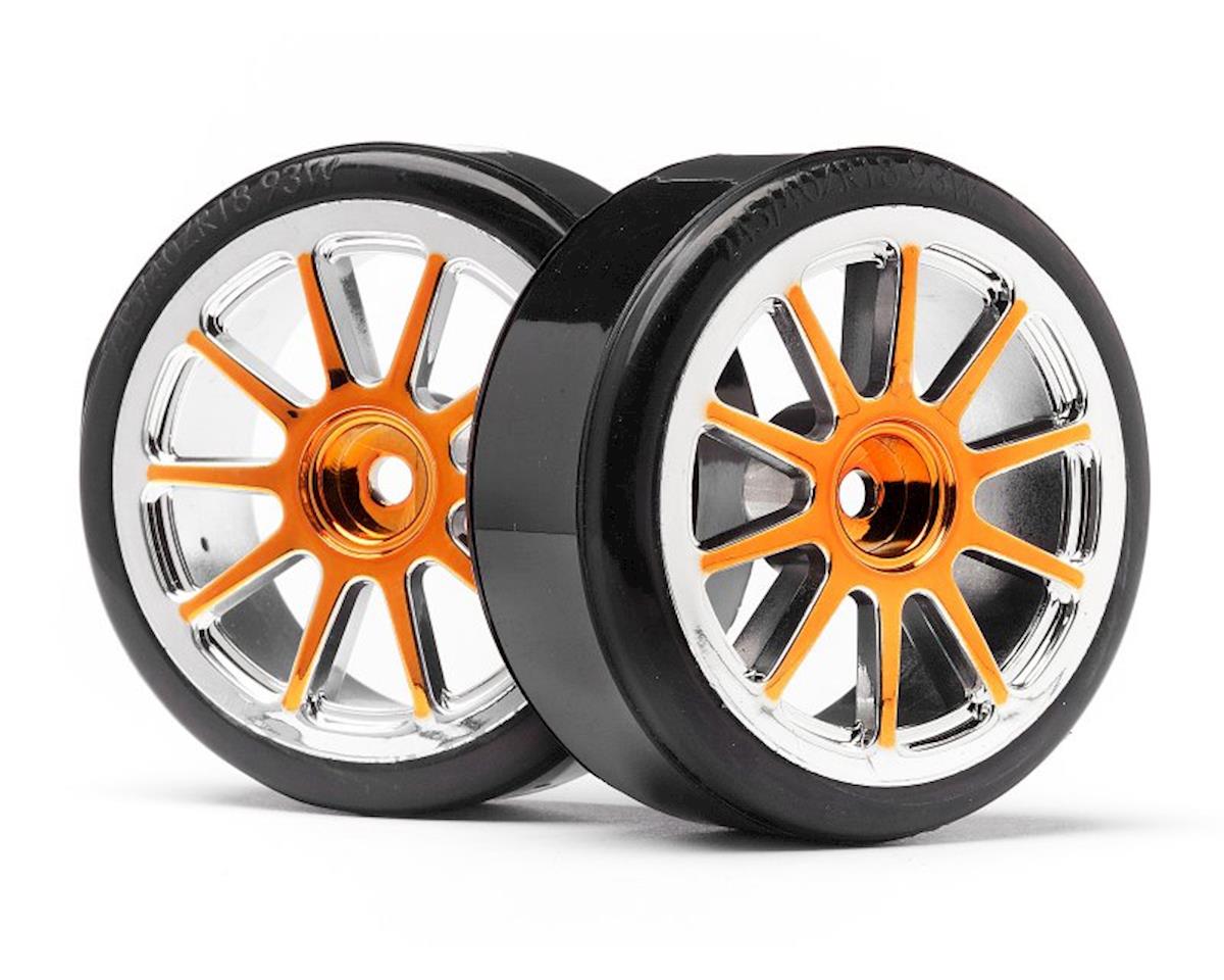 Maverick 10 Spoke Drift RC Wheel &amp; Tyre Set - MAV22605