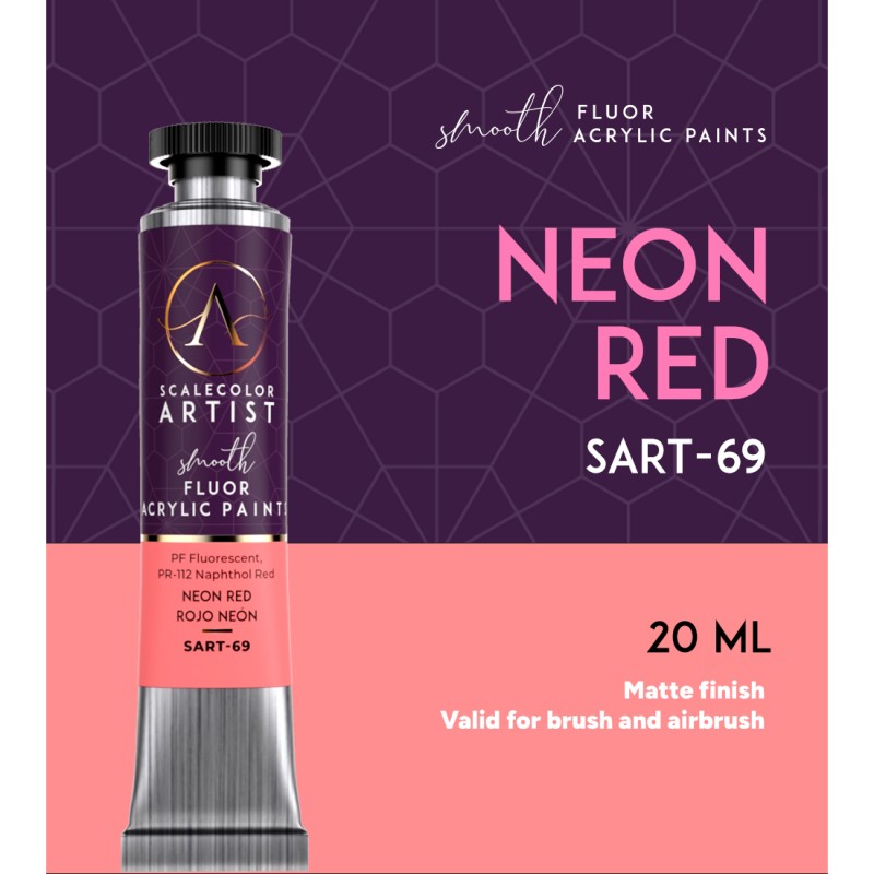 Scale 75 SART-69 Scalecolor Artist Neon Red 20ml