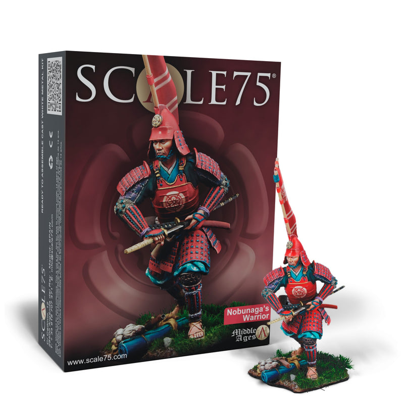 Scale 75 SCM-008 Figures Middle Age Nobunaga Warrior 75mm