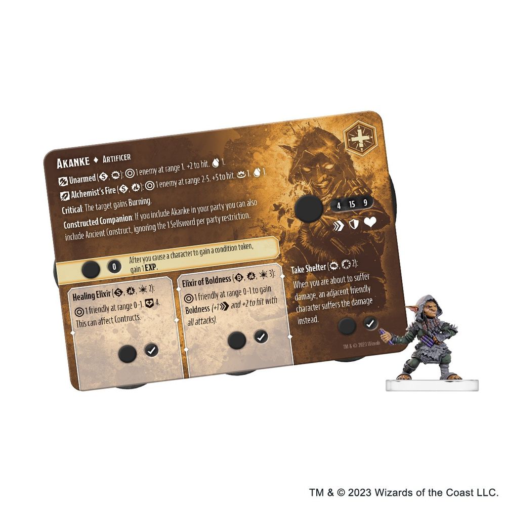 WizKids Dungeons & Dragons Onslaught Sellswords 2 Gold and Glory Tabletop Miniatures Expansion (4)