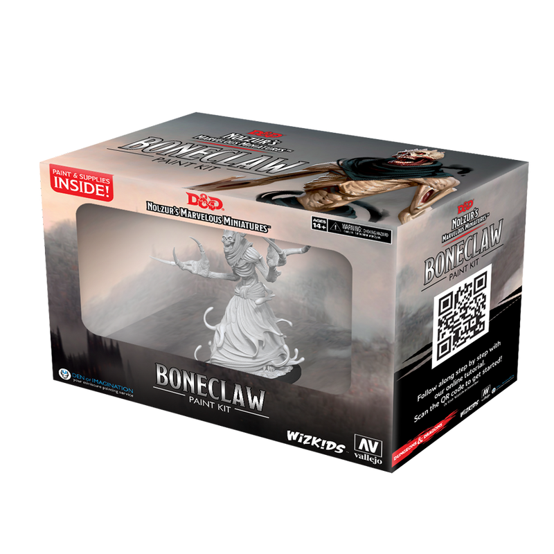 WizKids 90364 D&D Nolzurs Marvelous Miniatures: Boneclaw Paint Night Kit (#6) (9003826086125)