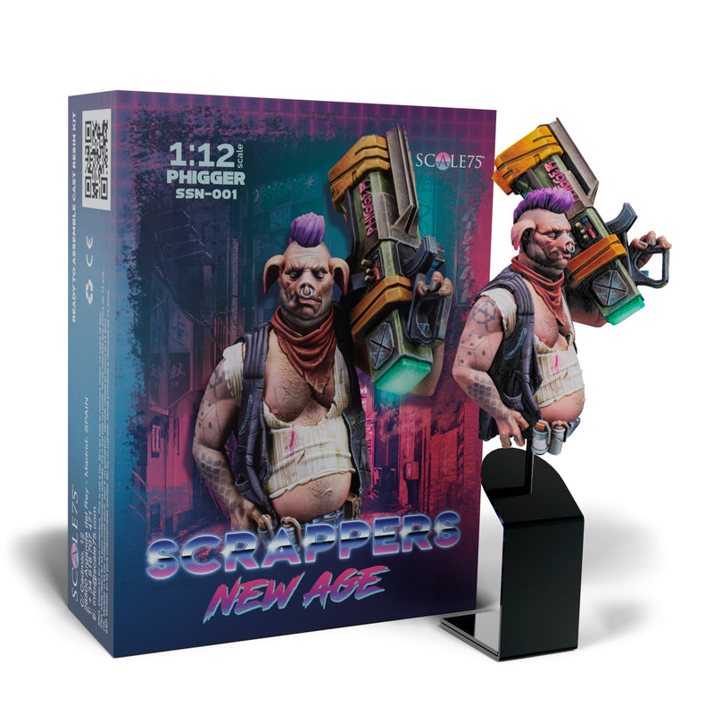 Scale 75 SSN-001 Busts New Age Scrappers Phigger 1:12
