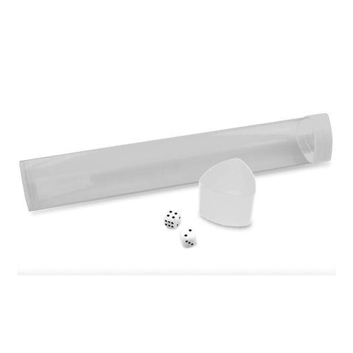 BCW / Monster 1-PMT-WHI Playmat Tube with Dice Holder White - Hobby City NZ (9003864719597)