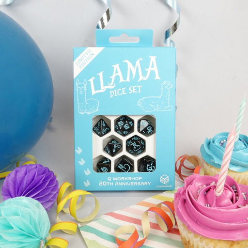 Q Workshop S20Y04 Q WORKSHOP 20 years: Llama Dice Set (9003918098669)