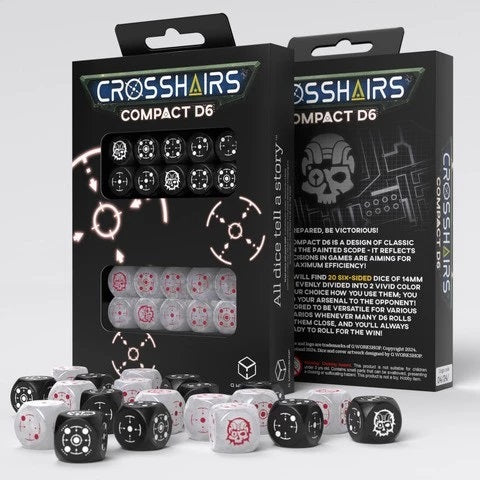 Q Workshop STCA05 Crosshairs Compact D6: Black&Pearl (9003918459117)