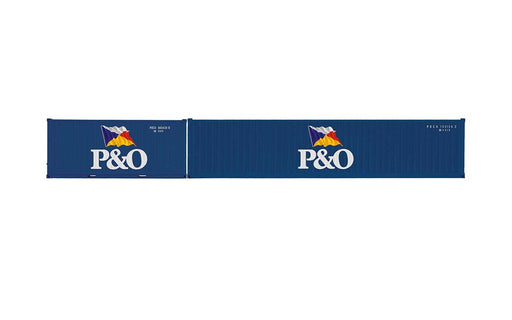 Hornby R60041 P&O 1x20' & 1x40' Containers (7825141891309)