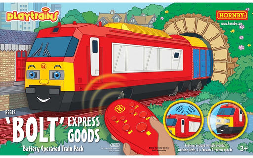 Hornby R9312 Playtrains Train Pack: Bolt Loco w/Goods Vans (7724224577773)