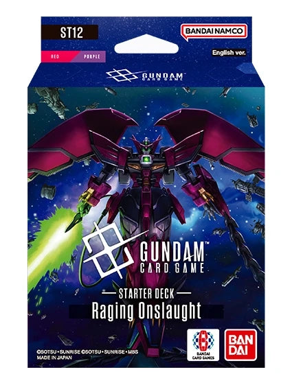 Bandai Gundam Card Game Starter Deck - Raging Onslaught ST12 - BAS2866365