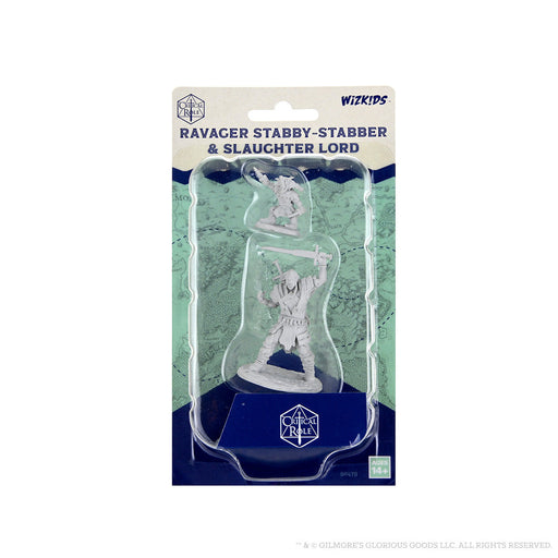 WizKids 90479 Critical Role Unpainted Miniatures: Ravager Stabby-Stabber & Slaughter Lord (9003828805869)