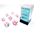 Chessex Festive Polyhedral Pop Art /red 7-Die set - CHX27539