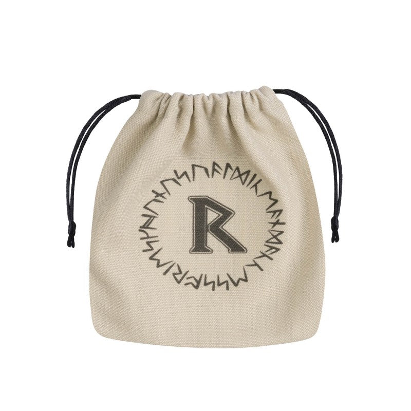 Q Workshop BRUN101 Runic Beige & black Dice Bag (9004783665389)