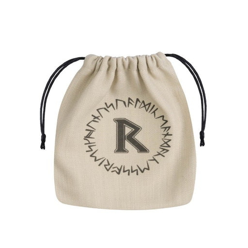 Q Workshop BRUN101 Runic Beige & black Dice Bag (9004783665389)