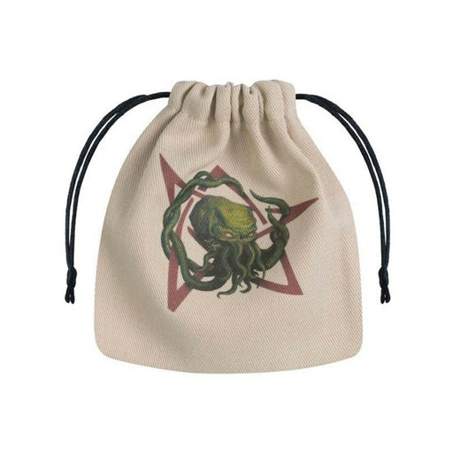 Q Workshop BCTH103 Call of Cthulhu Beige & multicolor Dice Bag (9003912429805)