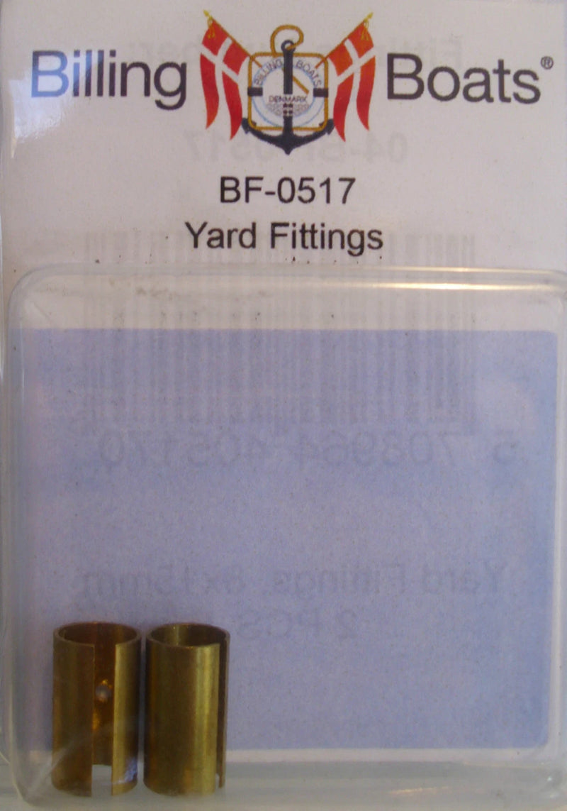 Billing Boats 04-BF-0517 Yard Fittings 8 x 15mm (2) (8324663935213)