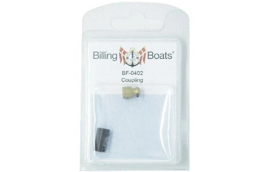 cBilling Boats 04-BF-0402 Coupling Brass 8x28mm (4mm) (8339682296045)