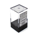 Chessex Empty Crystal Display Box (S) Clear w/Black Lid - CHX02801