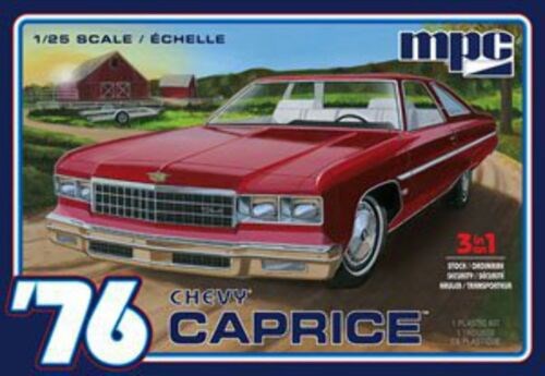 MPC 0963 1/25 '76 Chevy Caprice w/Trailer (8324815519981)