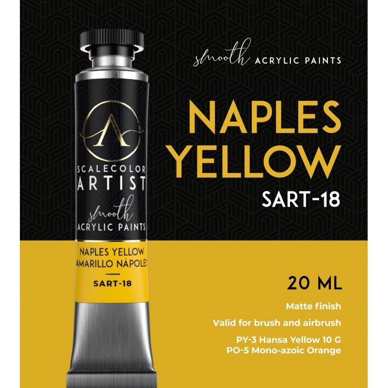Scale 75 SART-18 Scalecolor Artist Yellow Naples 20ml