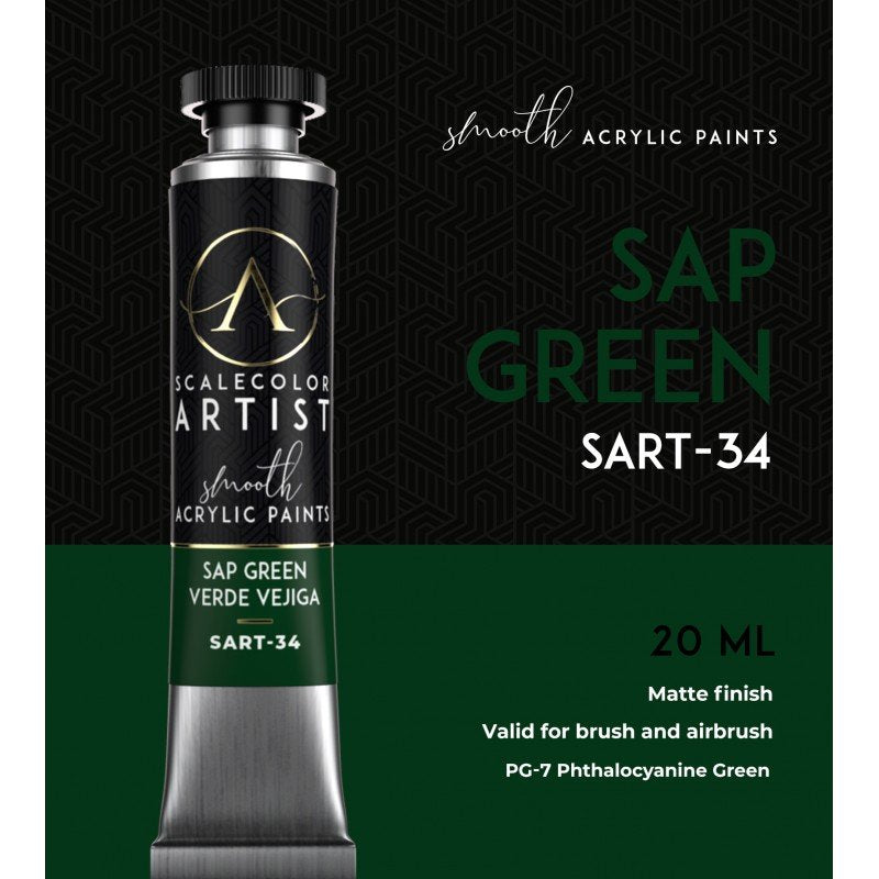Scale 75 SART-34 Scalecolor Artist Sap Green 20ml