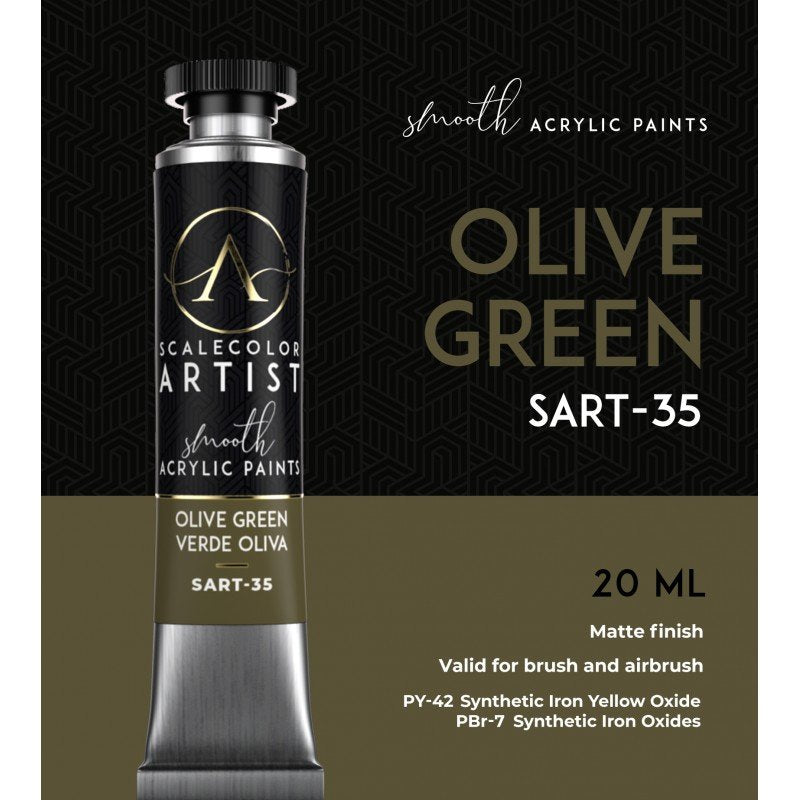 Scale 75 SART-35 Scalecolor Artist Olive Green 20ml