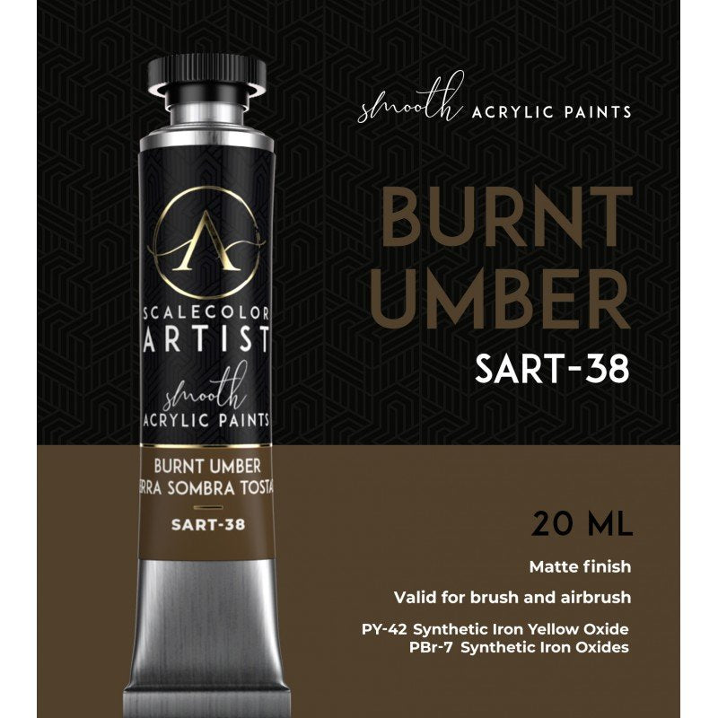 Scale 75 SART-38 Scalecolor Artist Burnt Umber 20ml