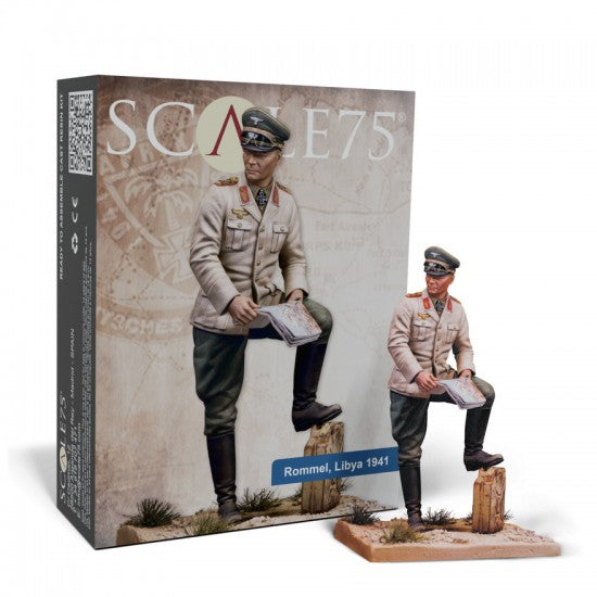 Scale 75 SCW-011 Figures World At War Rommel Lybia 1941  75mm