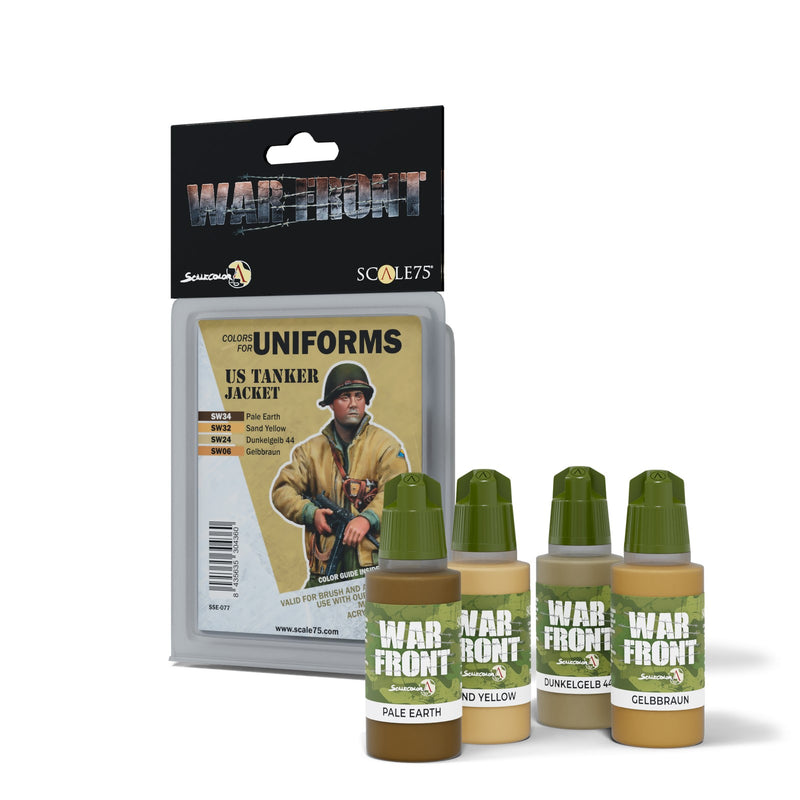Scale 75 SSE-077 Warfront Us Tanker Jacket Paint Set