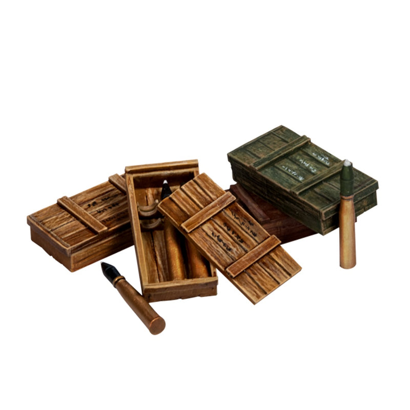 Scale 75 SW35-005 Figures Warfront German Supplies Ammo Boxes And Ammunitions 35mm
