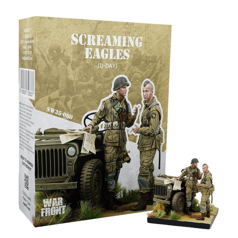 Scale 75 SW35-060 Figures Warfront Screamig Eagles (D-Day) 35mm