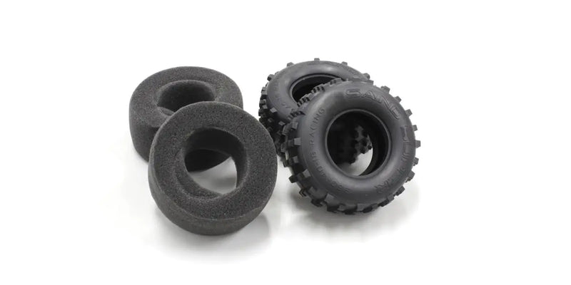 Kyosho SCT002SB Scorpion Rear Tyres Soft with inner sponge (9075131810029)