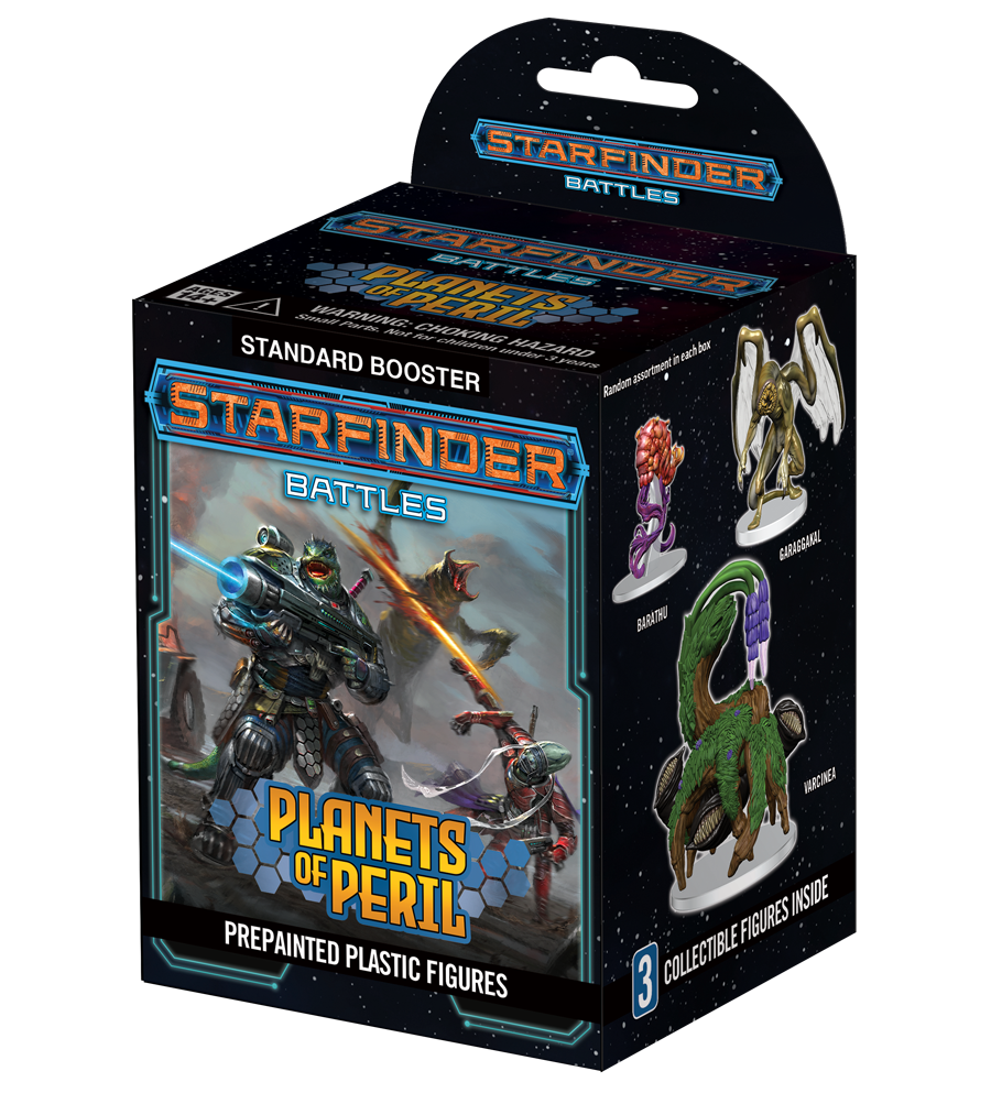 WizKids Starfinder Battles Planets of Peril 8ct Brick Miniature Set