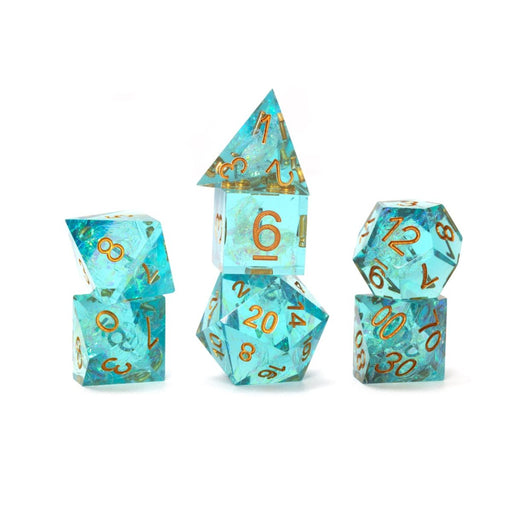 Sirius DZ0014-08 Dice â€“ Dice Set - Sharp Aqua Fairy (9250525577453)