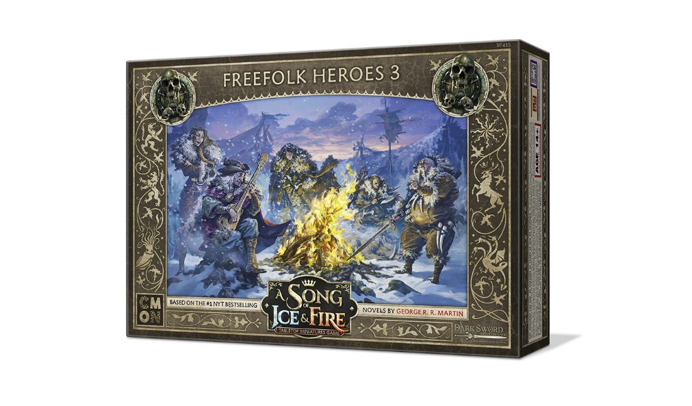 CMON A Song of Ice & Fire: Free Folk Heroes 3 Miniature Figures
