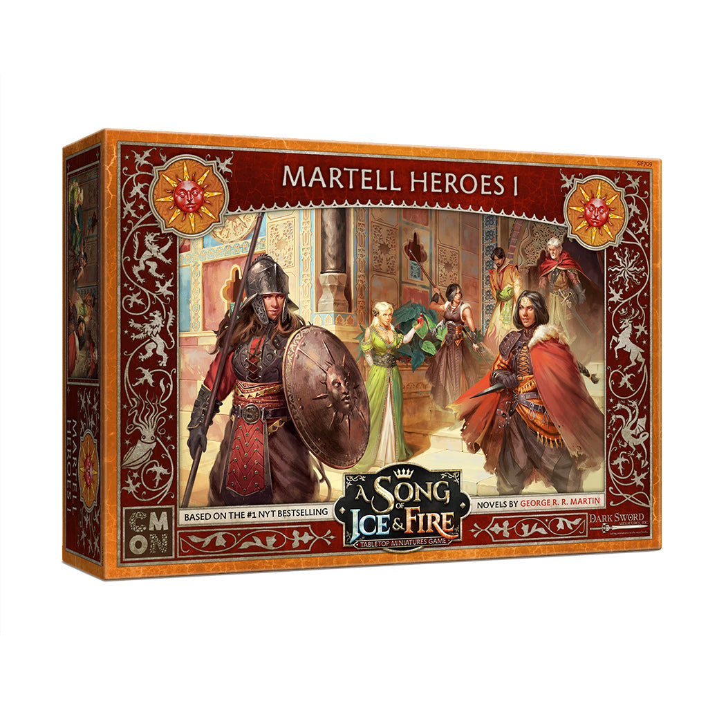CMON A Song of Ice & Fire: Martell Heroes Box 1 Miniatures Expansion
