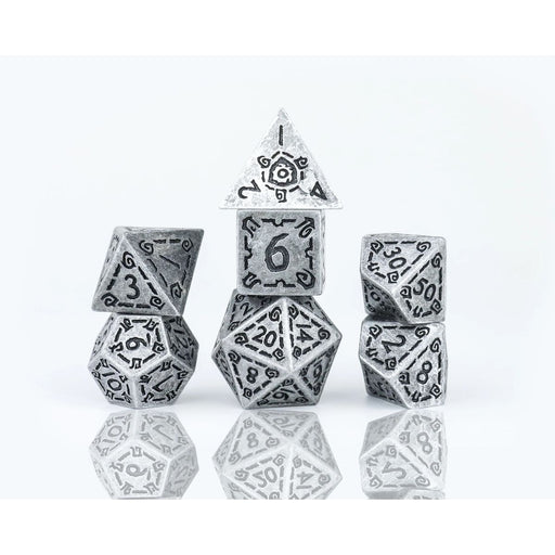 Sirius DZ0017-02 Dice â€“ Dice Set - Illusory Metal: Silver (9250525937901)