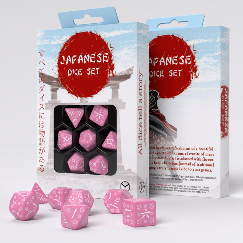 Q Workshop SKAN04 Japanese Dice Set: Sweet Spring Memory (9003916034285)