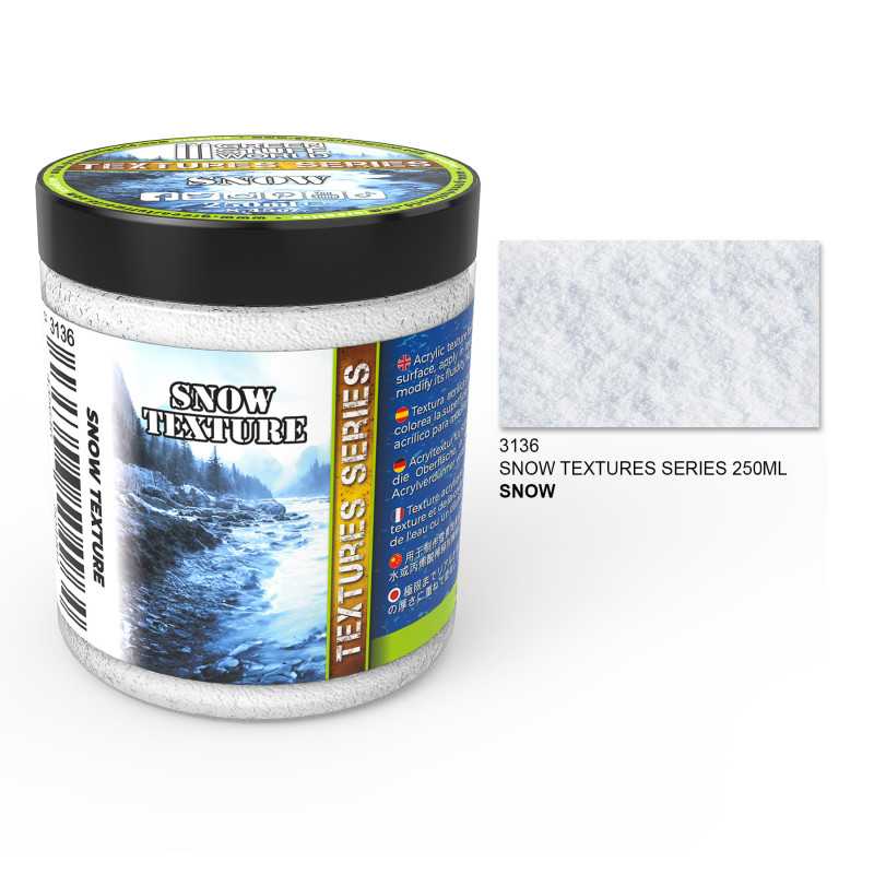 Green Stuff World 3136 Texturizing Paste / Acrylic Snow Texture SNOW 250ml (9080481513709)