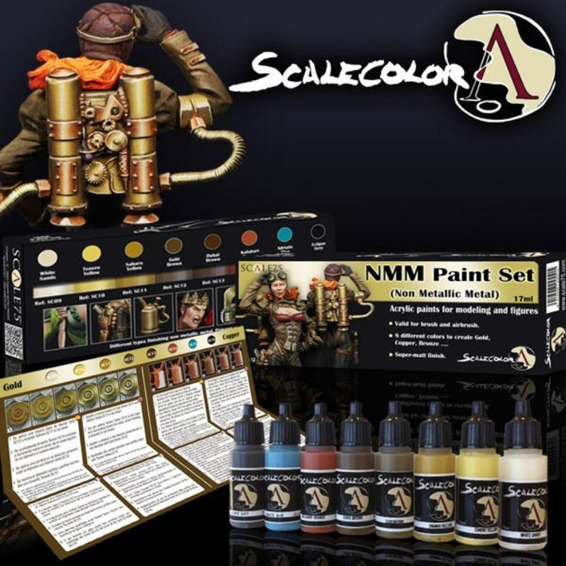 Scale 75 SSE-002 Scalecolor NMM Gold and Copper Paint Set