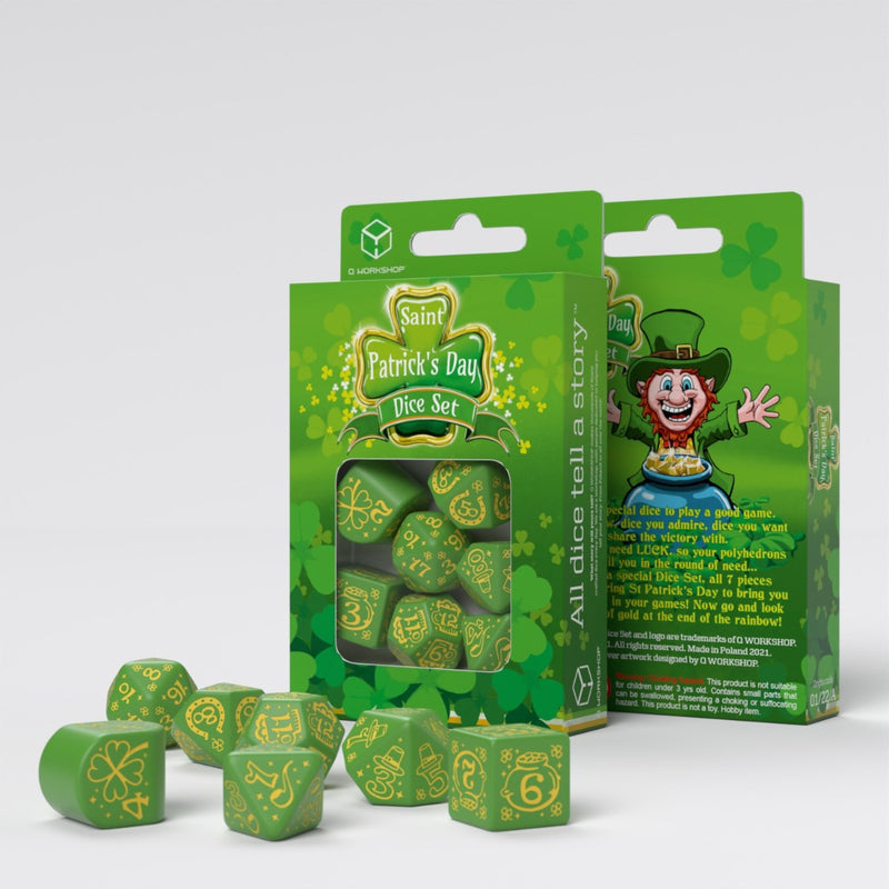 Q Workshop RSTP01 St. Patrick Dice Set: The Lucky Charm (9003915739373)