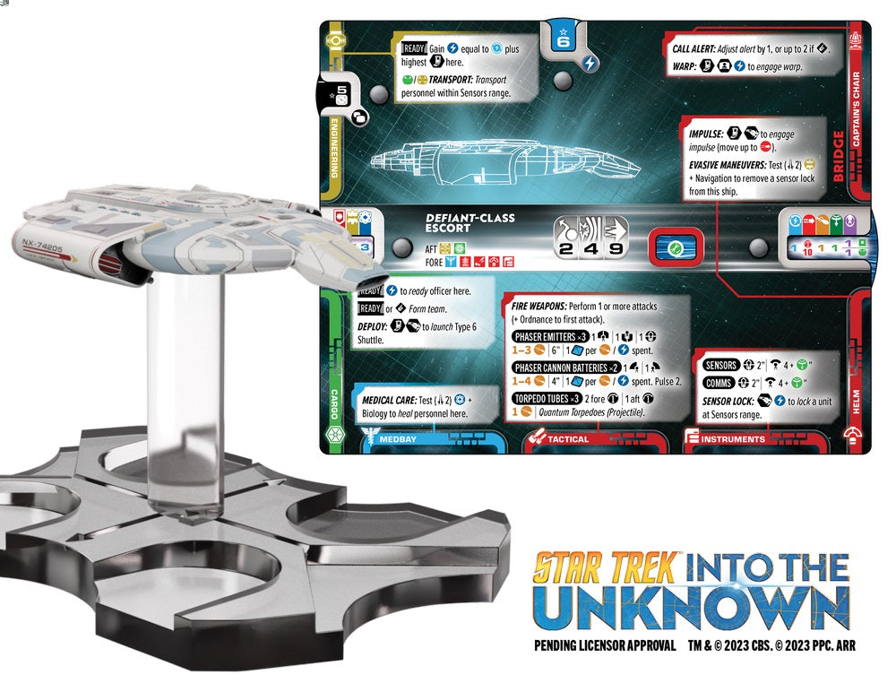 WizKids Star Trek: Into the Unknown Federation vs. Dominion Core Set Board Game (2)