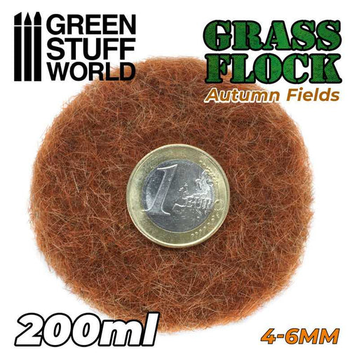 Green Stuff World 11155 Electrostatic Grass Flock AUTUMN FIELDS 4-6mm (200ml) (9080479645933)