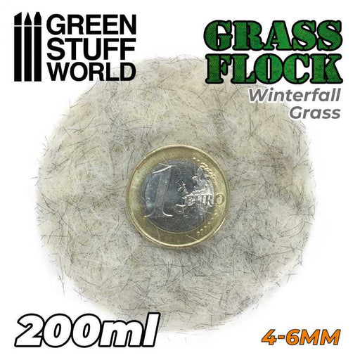 Green Stuff World 11163 Electrostatic Grass Flock WINTERFALL GRASS 4-6mm (200ml) (9080480366829)