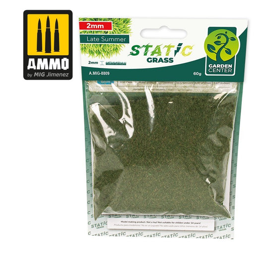 AMMO by Mig Jimenez A.MIG-8809  Late Summer 2mm Static Grass (8170403528941)