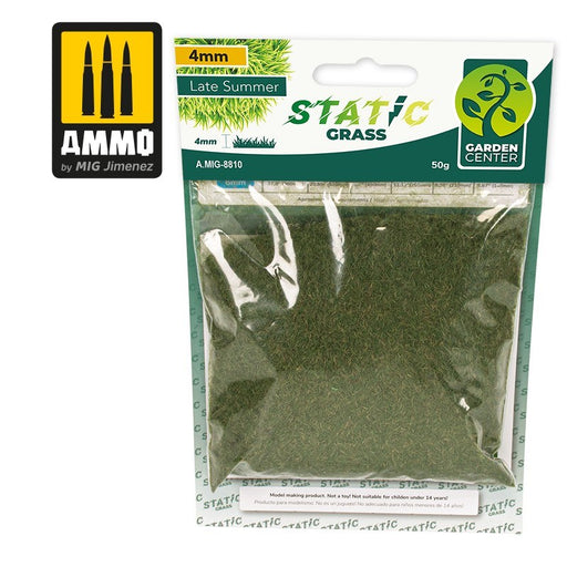 AMMO by Mig Jimenez A.MIG-8810  Late Summer 4mm Static Grass (8170403561709)
