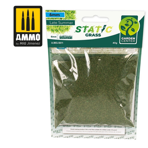 AMMO by Mig Jimenez A.MIG-8811 Late Summer 6mm Static Grass (8170403594477)