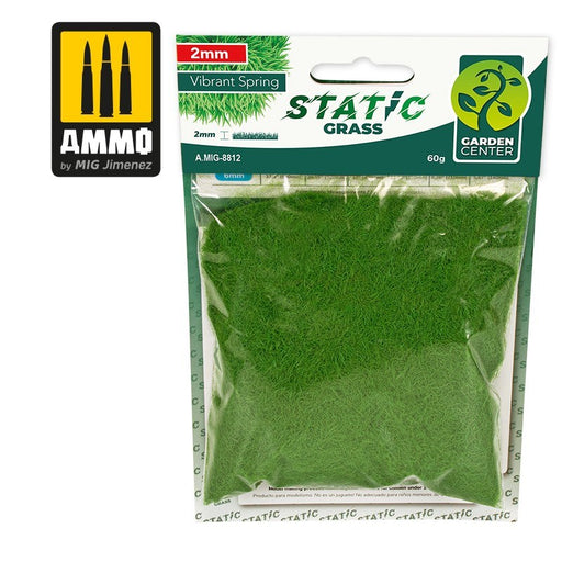 AMMO by Mig Jimenez A.MIG-8812  Vibrant Spring 2mm Static Grass - Hobby City NZ